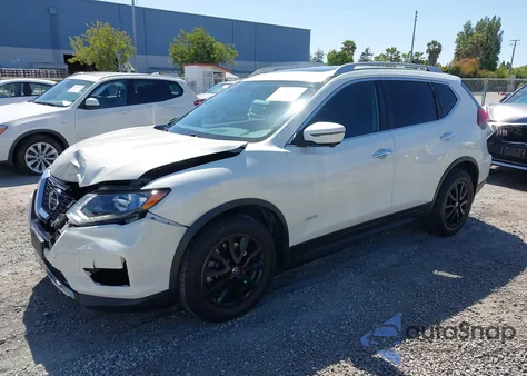 2018 Nissan Rogue Hybrid Sv from USA, damaged, VIN 5N1ET2MT4JC847077